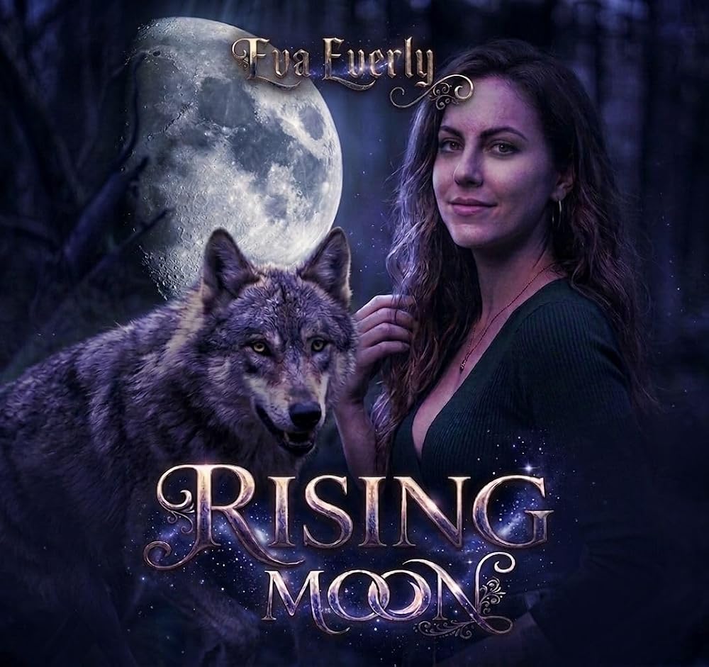 Rising Moon book cover — wolves howling at a rising moon